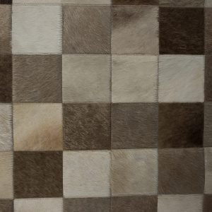 Koeienhuid patchwork tapijt 180x120 centimer. - Afbeelding 3
