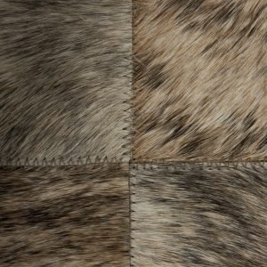 Koeienhuid patchwork tapijt 180x120 centimer. - Afbeelding 5