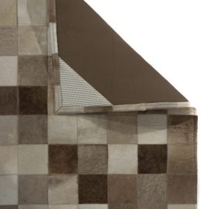 Koeienhuid patchwork tapijt 180x120 centimer. - Afbeelding 6