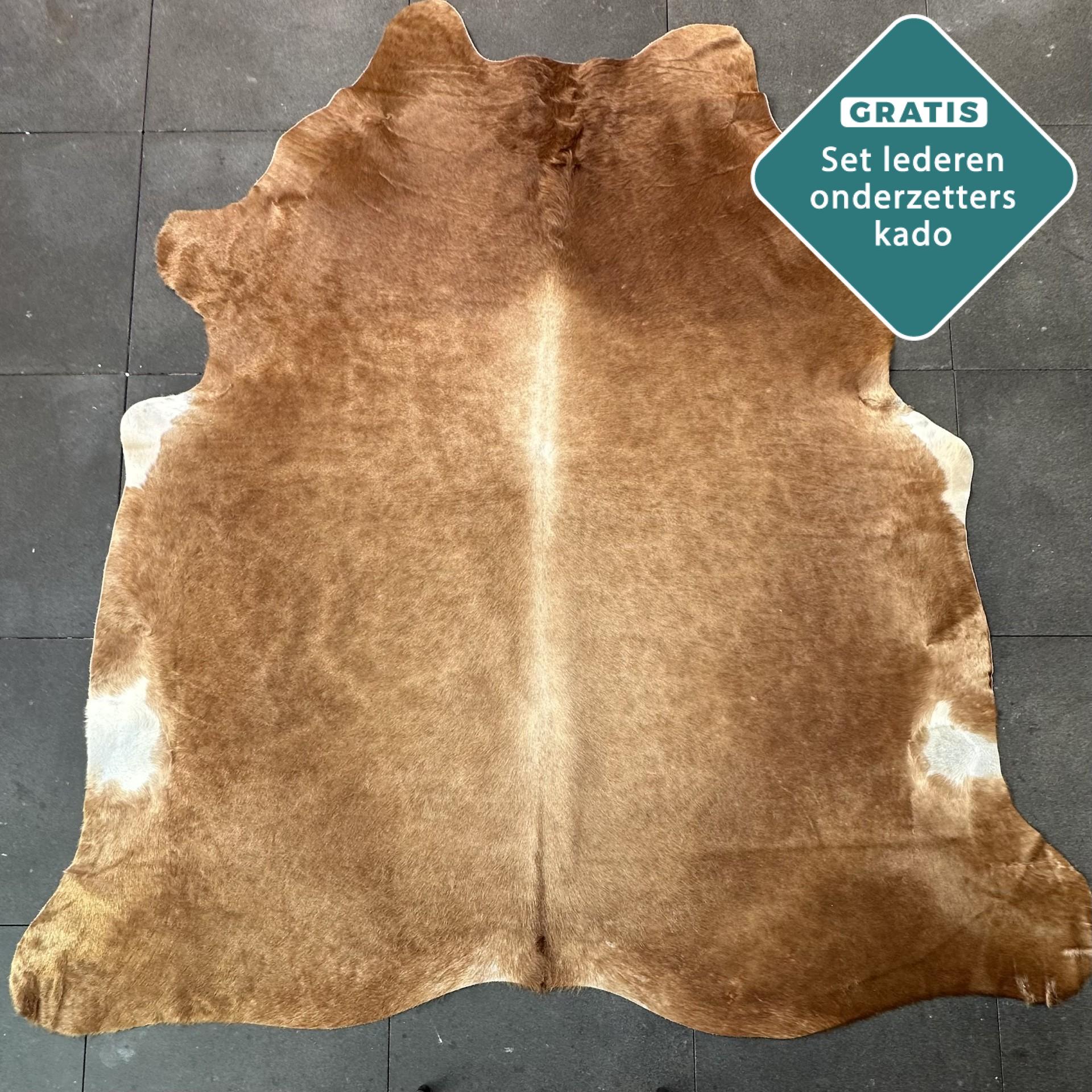 bruin koeienvel keuken