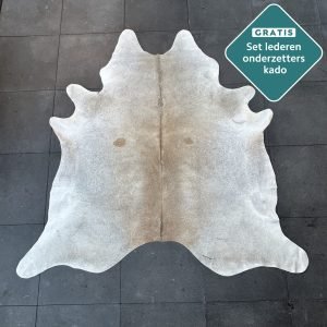 grijze champagne koeienhuid