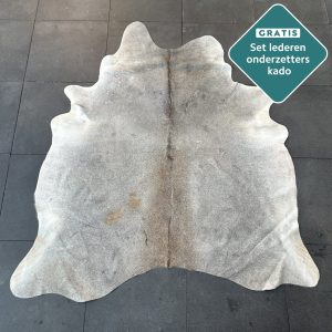grey cowskin for on the ground