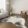 Koeienhuid kleed grijs zwart 250x210 cm. XL-EXTRA