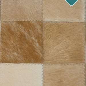 Koeienhuid patchwork tapijt 180x120 centimer. - Afbeelding 5