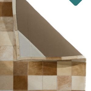 Koeienhuid patchwork tapijt 180x120 centimer. - Afbeelding 6