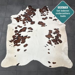 wit gevlekte koeienhuid