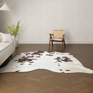 Koeienhuid tricolore 230x210 cm.