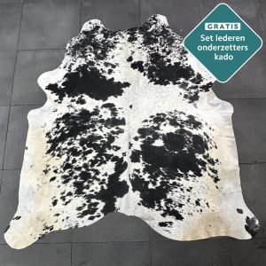 zwart wit bont koeienvel