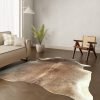 Koeienhuid kleed bruin 240x200 cm. XL-EXTRA