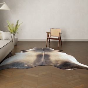 Koeienhuid kleed bruin 240x220 cm. XL-EXTRA