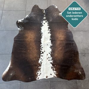 kleine koehuid wit bruin
