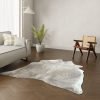 Koeienhuid kleed taupe 200x180 cm.